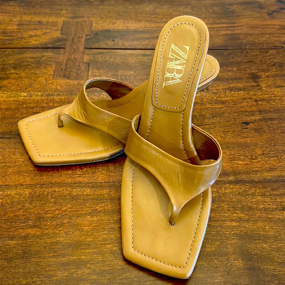 Zara Square Toe Sandals
